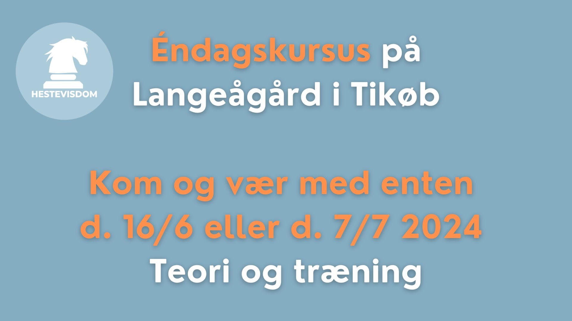 Kursus på Langeågård i Tikøb